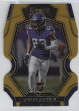 2022 Panini Select Premier Level Gold Prizm Die-Cut /10 Andrew Booth Jr 0h9e