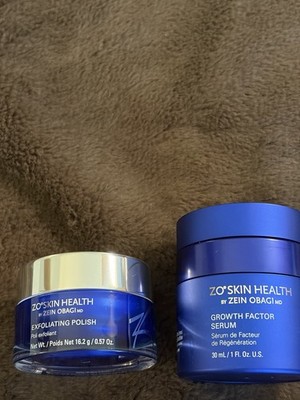 ZO Skin Health Growth Factor Serum/Expoliating Polish 30ml/1 Fl Oz NEW/NO BOX