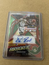 2019-20 Panini Chronicles - Airborne Signatures Vin Baker #AB-VIN Red (AU)