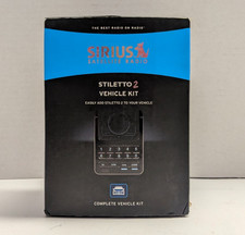 Sirius Stiletto 2 Vehicle Kit SLV2 Dock Antenna Remote Open Box Complete Set