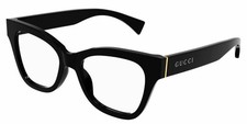 GUCCI GG1133O 001 Black Gold Women's 52 mm Eyeglasses OBI