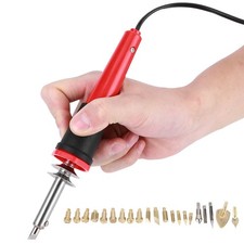 Electric Soldering Iron Set Wood Burning Pen Engraving Carving Pyrography Tool