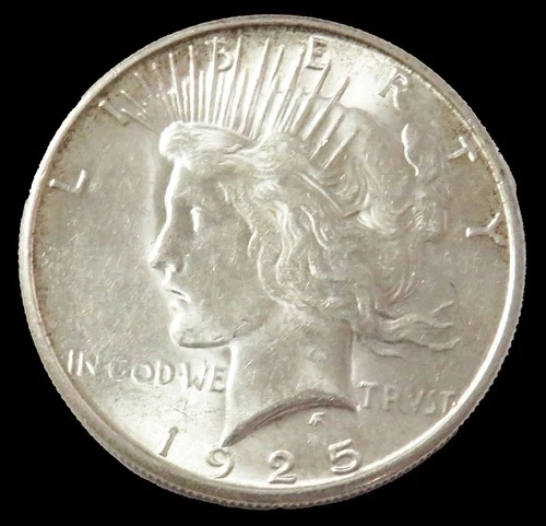 1925 S PEACE SILVER DOLLAR $1 BRILLANT UNCIRCULATED COIN