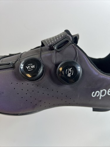 Speed Iridescent purple , blue, green cycling bike shoes sz 39 - Picture 3 of 8