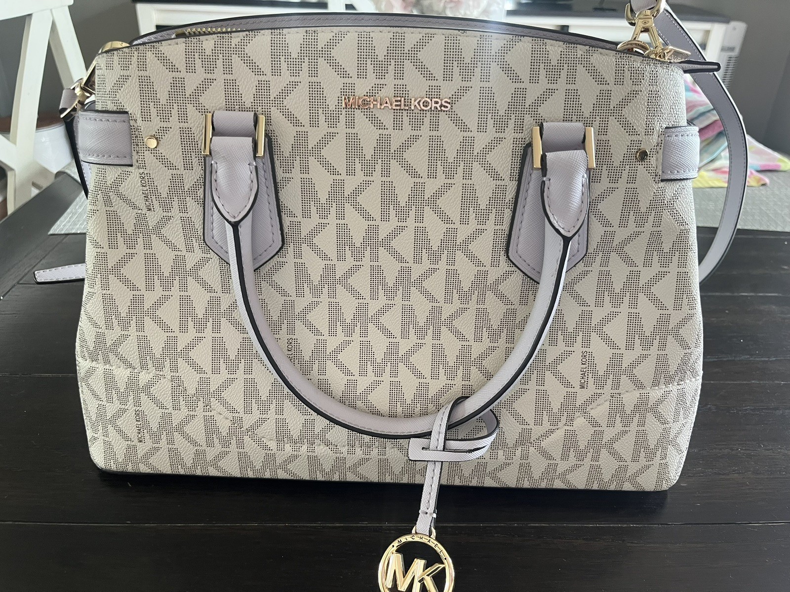 Michael Kors&nbsp;Lynn Satchel Lavender AUTHENTIC 