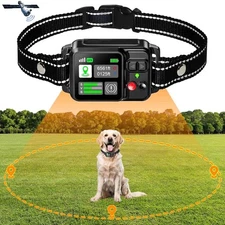 GPS Wireless Dog Fence, Waterproof Electric Collar, 3 Modes, 2200yd Range