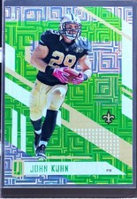 2017 Unparalleled John Kuhn Lime Green #162 Saints