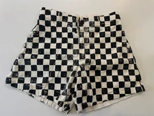 JUNGMAVEN Venice Shorts- RARE Check Checkerboard Unisex Size Medium