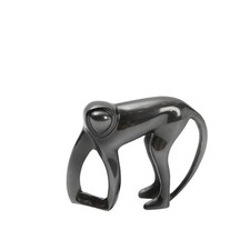 Affenfigur Modern Affen-Skulptur Metallisch F&uuml;r Wohnzimmer, Flur