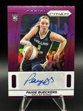 Paige Bueckers 2025 Panini Prizm WNBA SP RC True Purple Auto 49/49 GRADEABLE