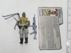1986 Roadblock V2 100% Complete Filecard Vintage Gi Joe Original ARAH