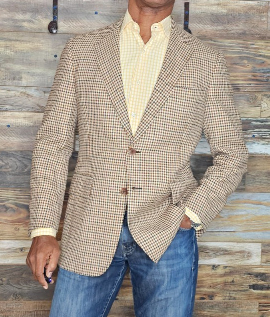 Vintage Hart Schaffner & Marx Wool Eschdrille Blazer Jacket 38R