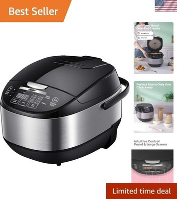 Rice Cooker, Japanese Large Rice Cooker with Fuzzy Logic Technology, 11 Prese...