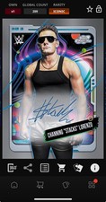 DIGITAL TOPPS WWE SLAM Channing Lorenzo COSMIC CHROME 25 ICONIC SIGNATURE Read