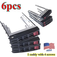 SuperMicro 01-SB16105-XX00C002 2.5" SAS/SATA Hard Drive Caddy Tray Lot of 6