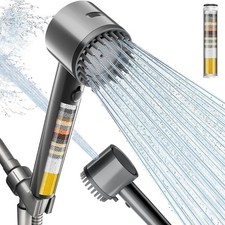 Drivse iondrops Filtered Shower Head with Handheld,High Pressure Showerhead w...