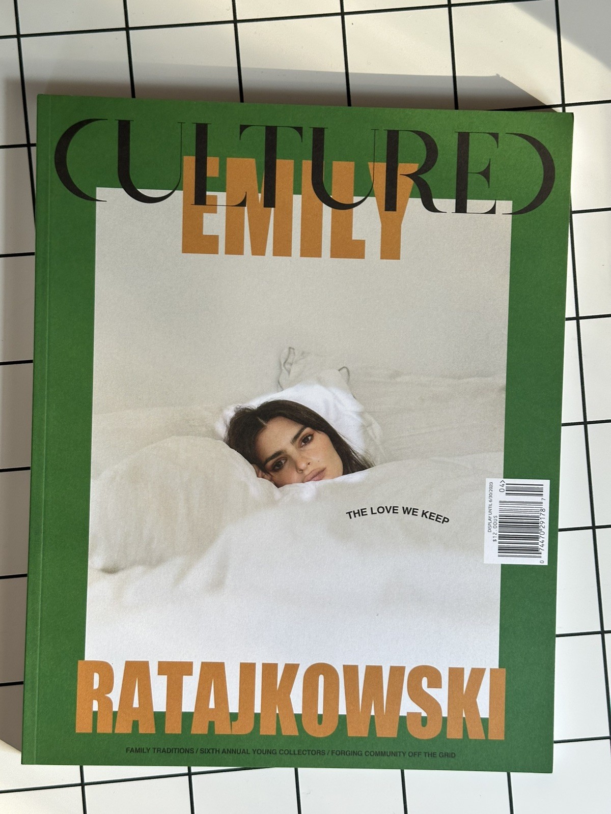 Cultured magazine john david & emily ratajkowski | april/may 2023, art fashion