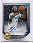 2025-26 Bowman Chrome Myles Turner Base Auto #BCA-MT Indiana Pacers Autograph