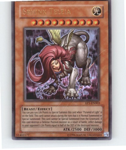 Sphinx Teleia EP1-EN003 YuGiOh Exclusive Pack card