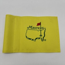The Masters Augusta National Golf Double Sided Yellow Pin Flag 8"x6" with Tube