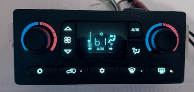 #ad #ad *REBUILT* WHITE LED CLIMATE CTRL 03 06 TAHOE YUKON ESCALADE SILVERADO W REAR DEF $149.95