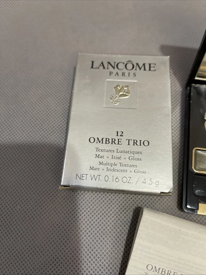 Lancome Ombre Trio Eyeshadow Compact - Les Incertains Jaune - New NOS Discontin - Image 3 of 4