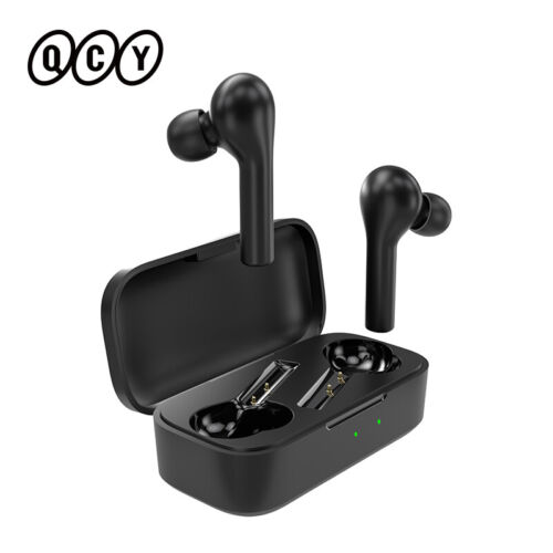 QCY T5S TWS BT 5.0 Touch Control Mini Earbuds Stereo HD Sports Earphone Headsets - Picture 1 of 7