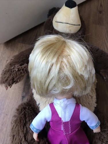 MUÑECA SIMBA MASHA Y EL OSO 25CM CON OSO DE PELUCHE 45CM NUNCA USADA - Imagen 22 de 24