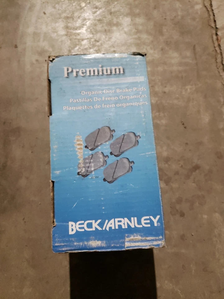 Pastillas de freno delanteras NORS Beck Arnley 082-1490 para 91-96 Subaru Legacy Foto 2 de 4