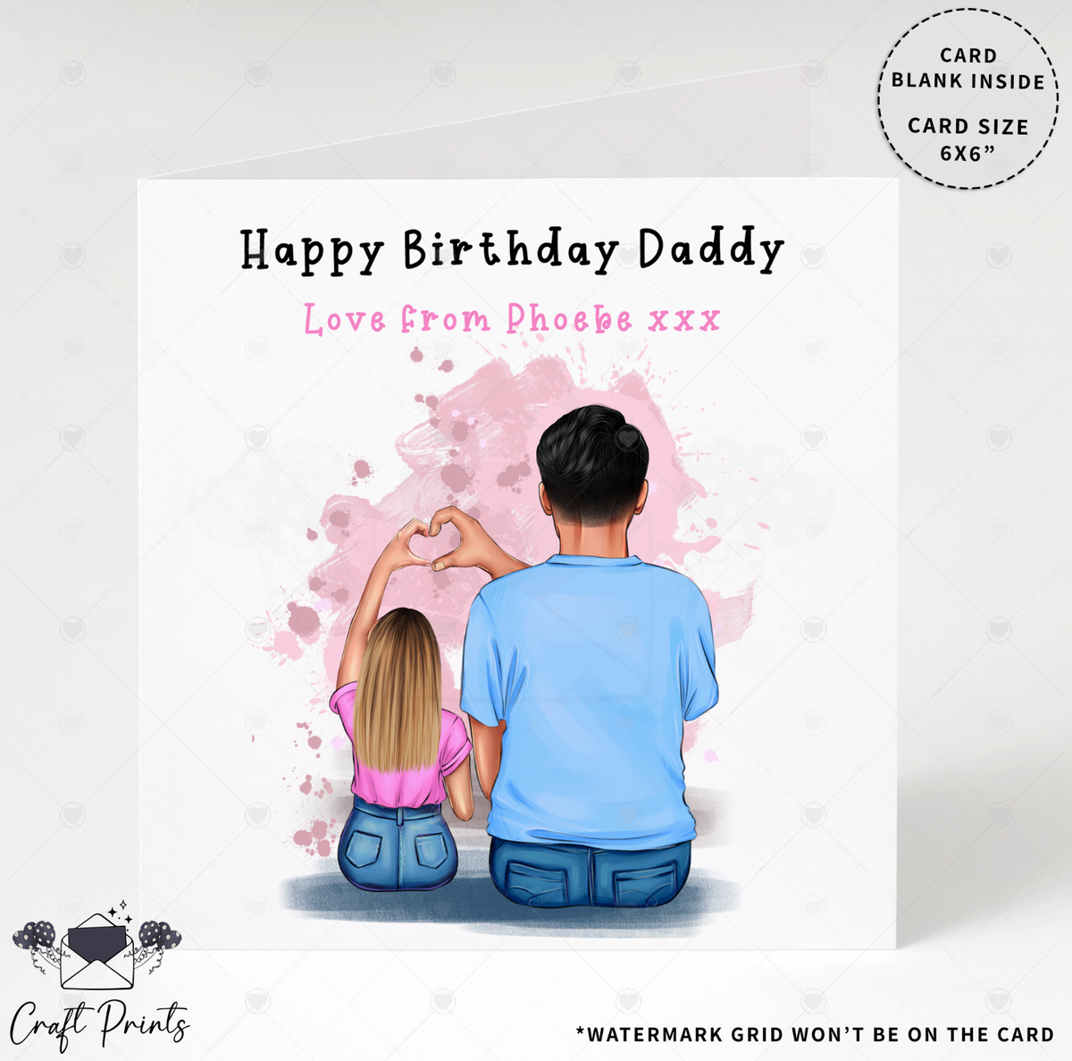 Happy Birthday Card For Father From Daughter Happy Birthday Card For Father From Daughter