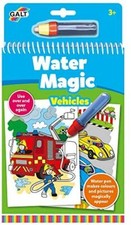 Galt Toys, Water Magic - Vehicles, Colouring Book for Children, Ages 3 Years Pl