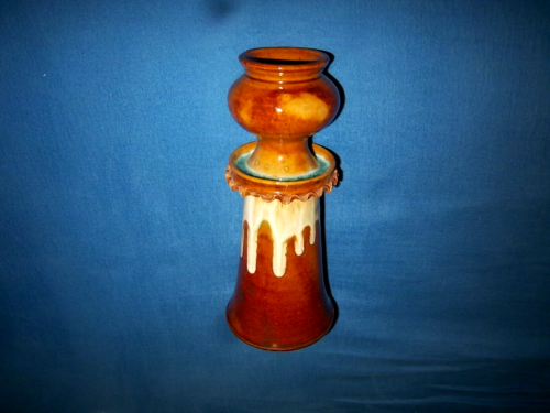 KERAMIKER Vase extravagantes Design  Brauntöne  Höhe 21 cm  ausgefallene Form - Bild 1 von 6