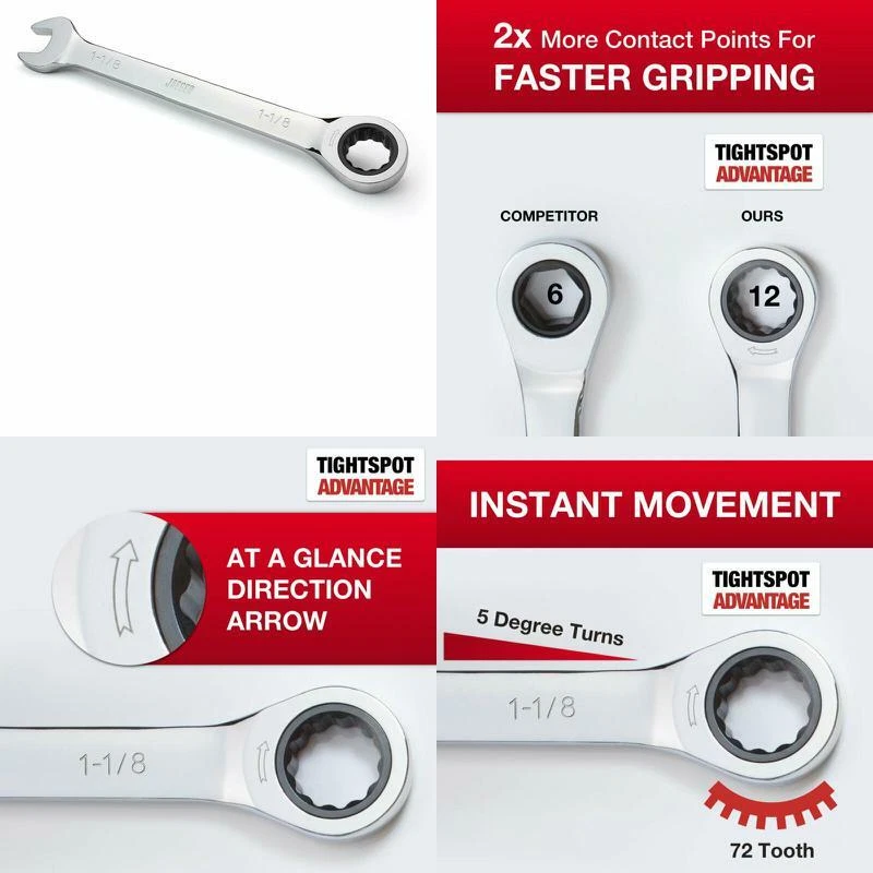 Tightspot ratchet wrench deals