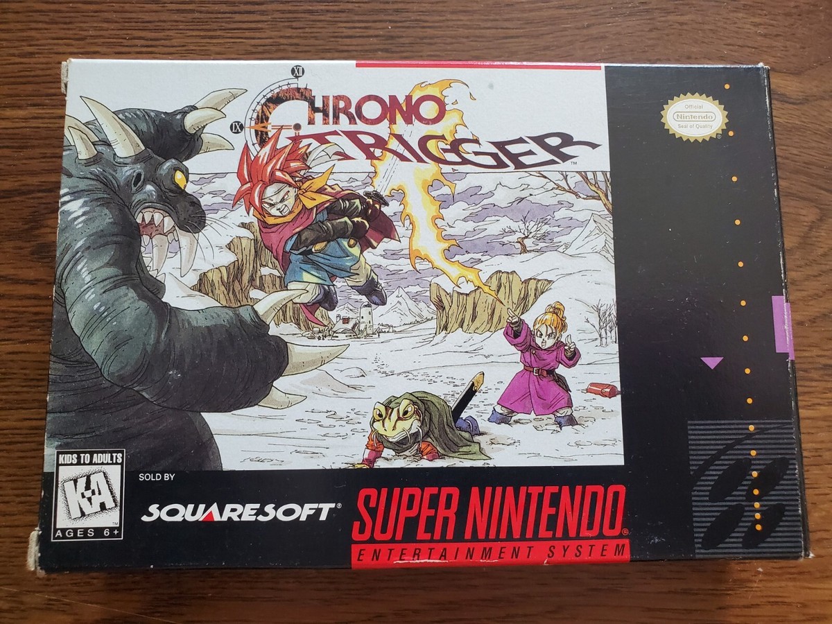 Chrono Trigger SNES Complete Authentic Tested - One Owner Since 