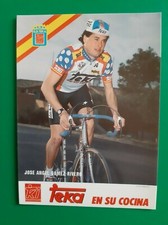 CYCLING cycling card JOSE ANGEL GOMEZ RIVERO team TEKA 1988 16.5 /12 cm