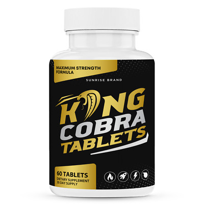 King Cobra Tablets - Support Men's Vitality and Daily Energy - 60 Tablets