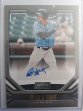 2020 Panini Chronicles Playbook Brian O'Grady AUTO Gold /99 SSP San Diego Padres