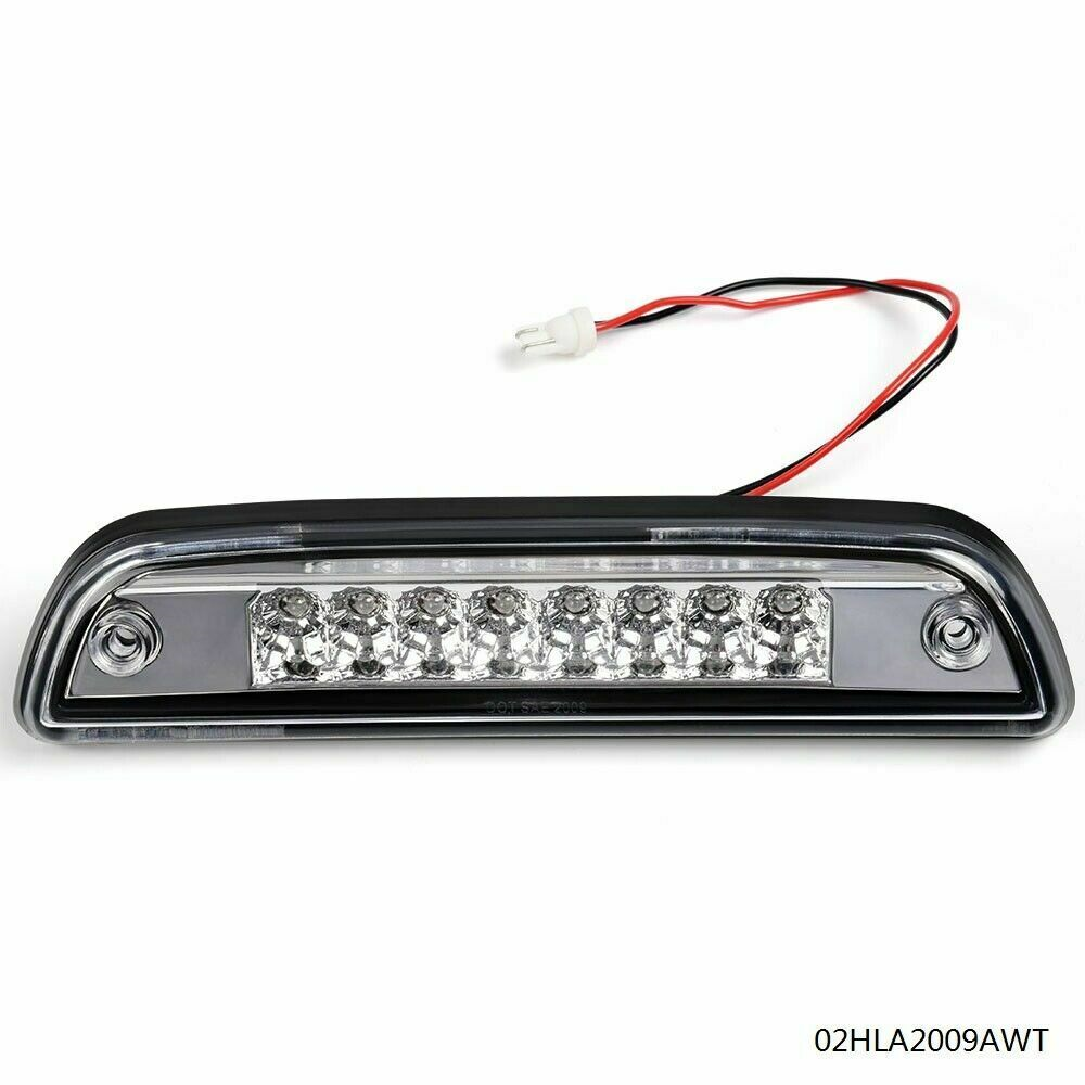 LED Third Brake Light For 2010-2016 Dodge Journey - Black Housing, Smoked Lens, Direct Bolt-On