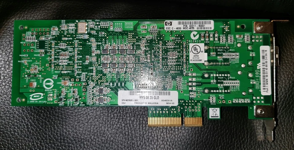 QLogic Single Port PCI-E Network Card - FTLF8524E2KNL - Fibre Channel Storage - Image 2 of 3