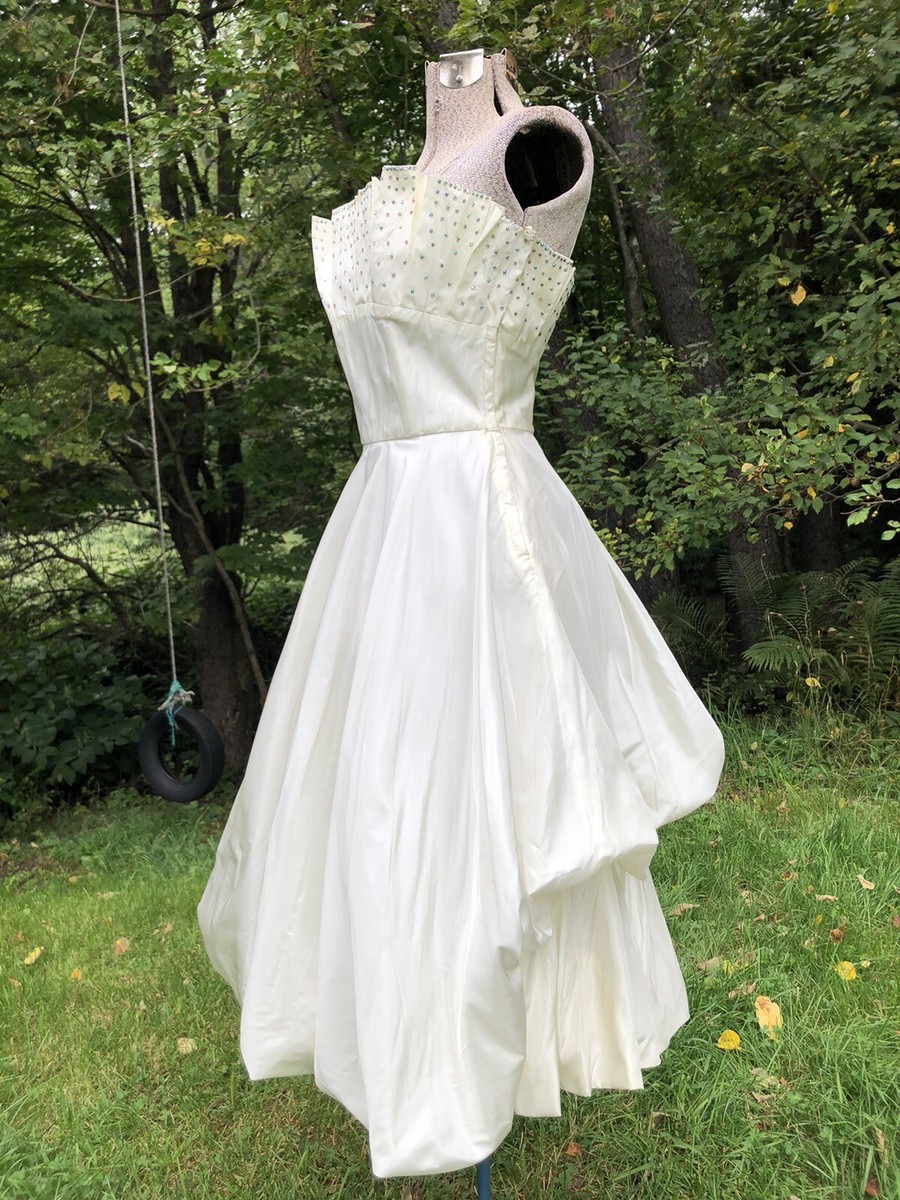 Vintage 1940's 1950's Strappy Aurora Borealis Rhinestone Cocktail