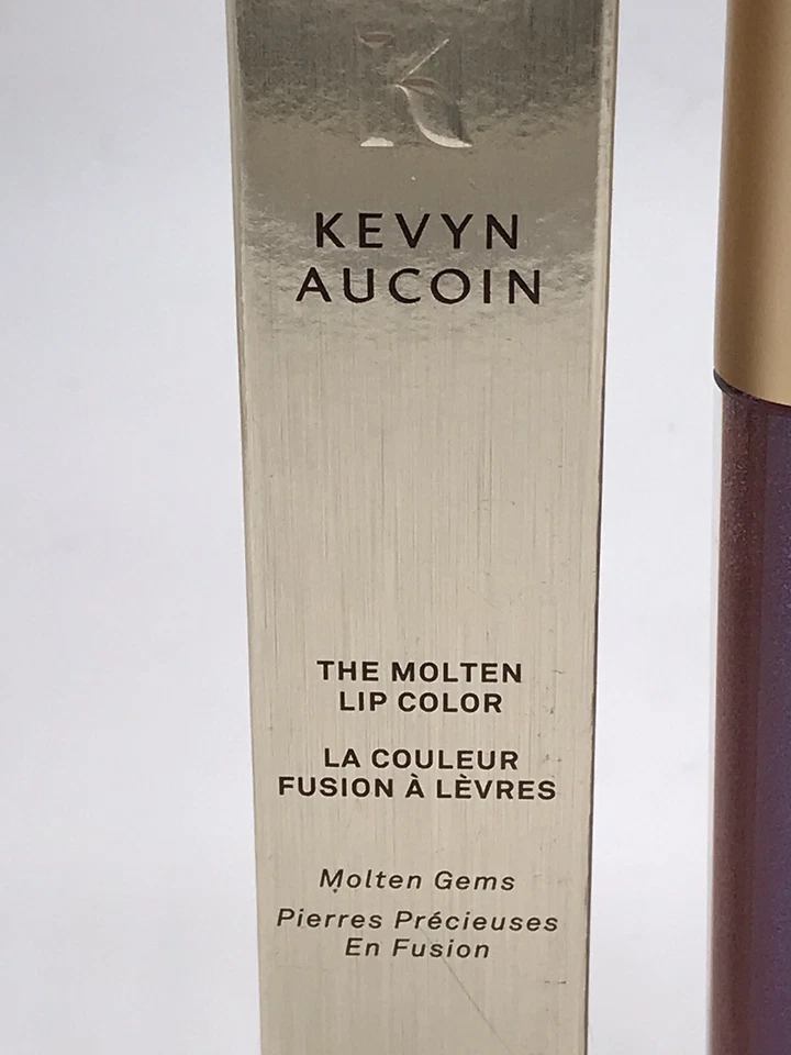 Kevyn Aucoin Set of 2x Molten Lip Color Gloss Molten Gems & Blue Amethyst NIB - Image 3 of 4
