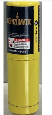 Brand New Worthington Bernzomatic Gas Cylinder Pre-Filled MAP-Pro