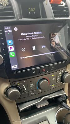 For 2008-2013 Toyota Highlander Apple Carplay Car Radio Android 12 GPS JBL NAVI