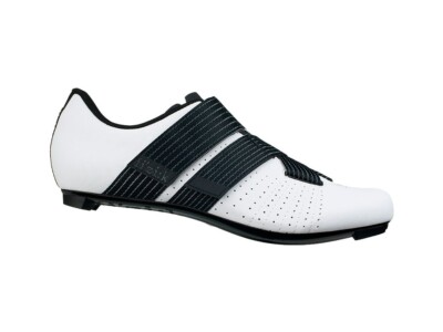 ROAD BIKE SHOES BRAND: FIZIK TEMPO POWERSTRAP R5 WHITE / BLACK