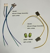 2 New E-UNIT Repair Parts 100-45 100-46 wired shield 259E-1 drum Green Lionel