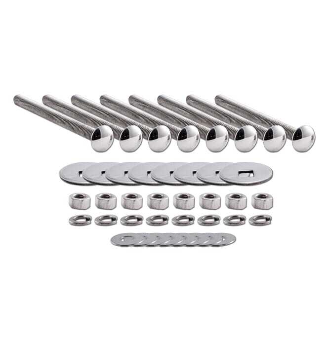 (196072) Bed to Frame Bolt Kit Polished Shortbed & Longbed Wood