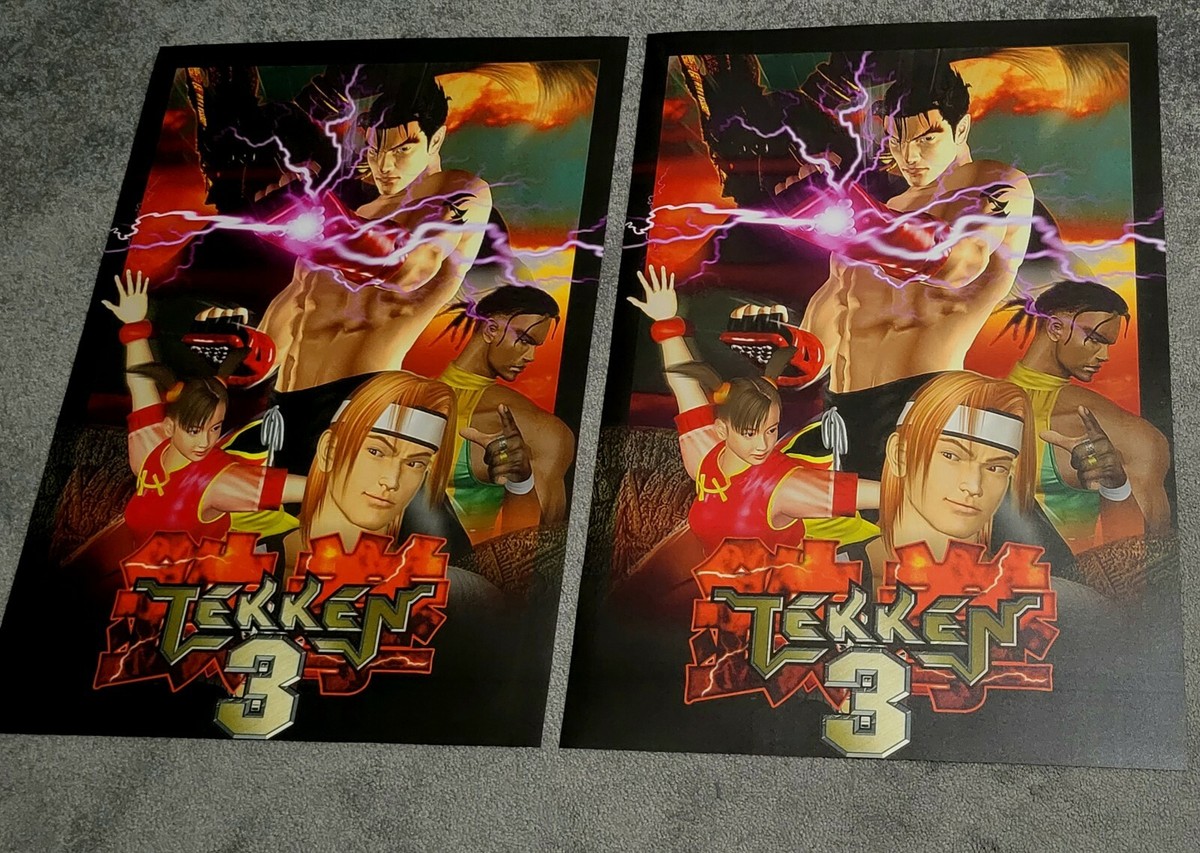 tekken 3 arcade side art set | eBay