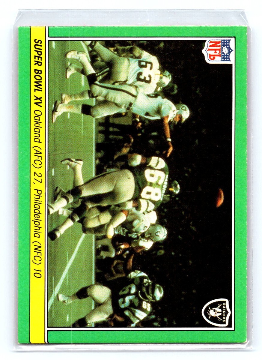 1984 Fleer Team Action #71 Super Bowl XV Raiders NM-MT | eBay