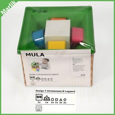 Ikea Mula Shape Sorter, House/Multicolor, 6 M , Wood Plastic, Child Learning Toy