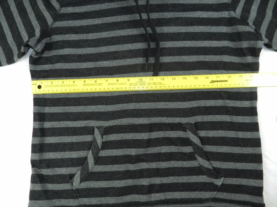 MADE FOR LIFE Sudadera con Capucha Talla GRANDE Suéter Rayas NUEVO $42 (de80) Foto 3 de 4